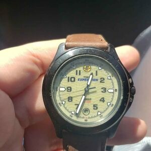 Timex Expedition Watch with Leather Strap